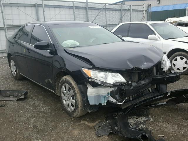 4T1BF1FK4EU410544 - 2014 TOYOTA CAMRY L BLACK photo 1