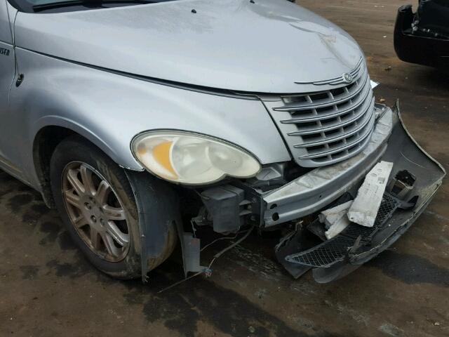 3A8FY68B66T229251 - 2006 CHRYSLER PT CRUISER SILVER photo 9