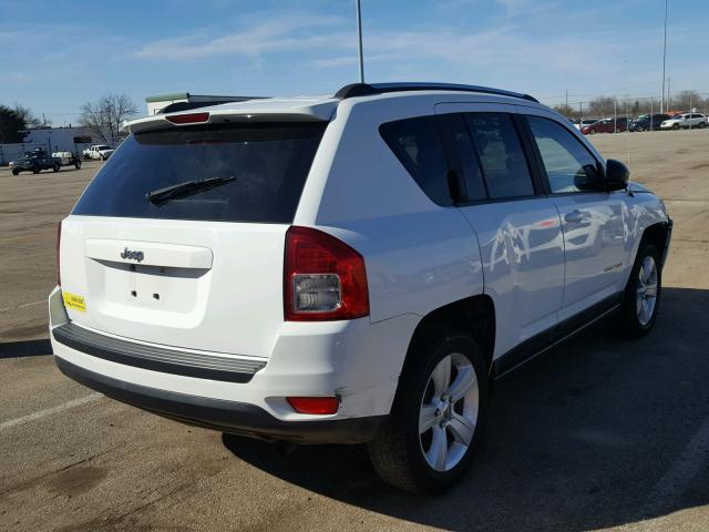 1J4NT1FA0BD285792 - 2011 JEEP COMPASS SP WHITE photo 4