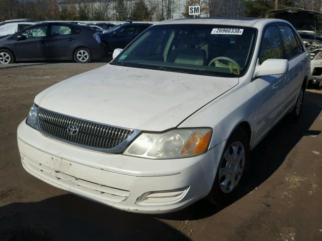 4T1BF28B91U134990 - 2001 TOYOTA AVALON XL WHITE photo 2