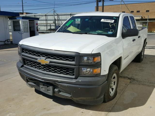 1GCRCPEC8FZ270902 - 2015 CHEVROLET SILVERADO WHITE photo 2