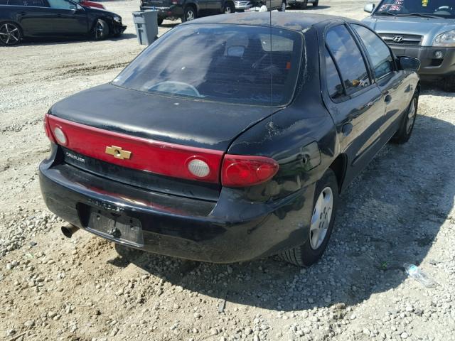 1G1JC52FX57122902 - 2005 CHEVROLET CAVALIER BLACK photo 4