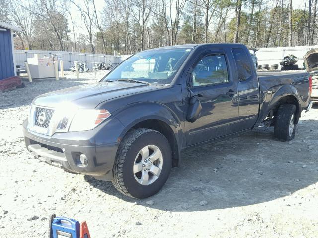 1N6AD0CW7CC421237 - 2012 NISSAN FRONTIER S BLACK photo 2