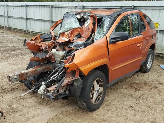 3G7DA03E85S520080 - 2005 PONTIAC AZTEK ORANGE photo 2