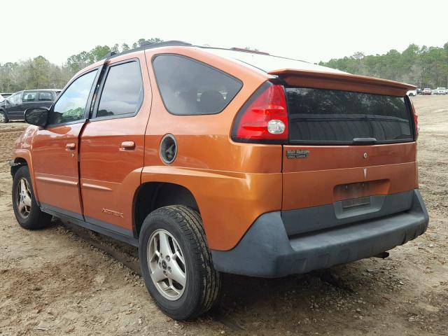 3G7DA03E85S520080 - 2005 PONTIAC AZTEK ORANGE photo 3