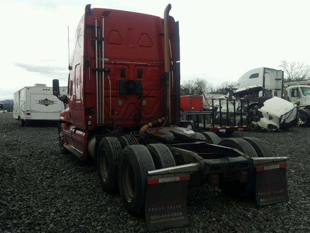 1FUJGLBG0BSAW5820 - 2011 FREIGHTLINER CASCADIA 1 RED photo 3