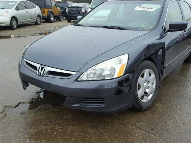 1HGCM56477A145566 - 2007 HONDA ACCORD LX GRAY photo 9