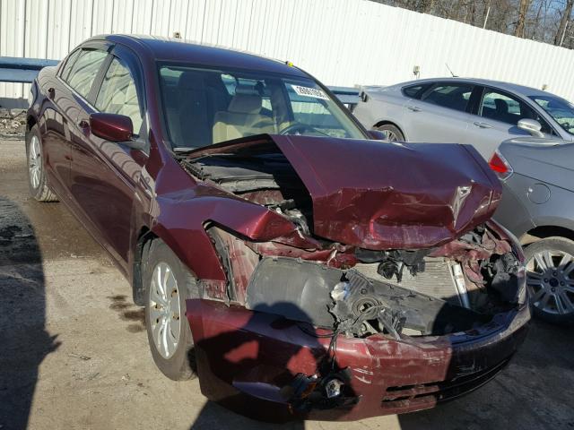 1HGCP26358A163532 - 2008 HONDA ACCORD LX BURGUNDY photo 1