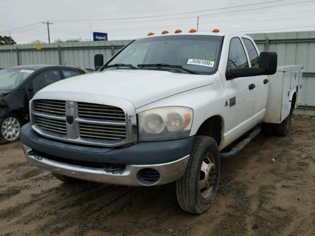 3D6WG48A48G239319 - 2008 DODGE RAM 3500 S WHITE photo 2