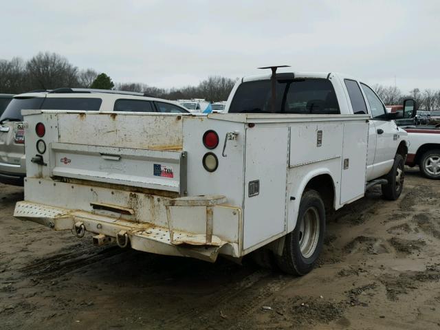 3D6WG48A48G239319 - 2008 DODGE RAM 3500 S WHITE photo 4