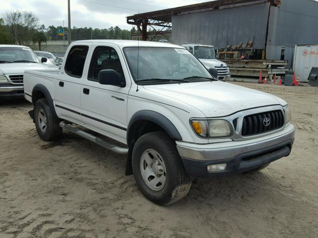 5TEGN92N92Z143108 - 2002 TOYOTA TACOMA DOU WHITE photo 1