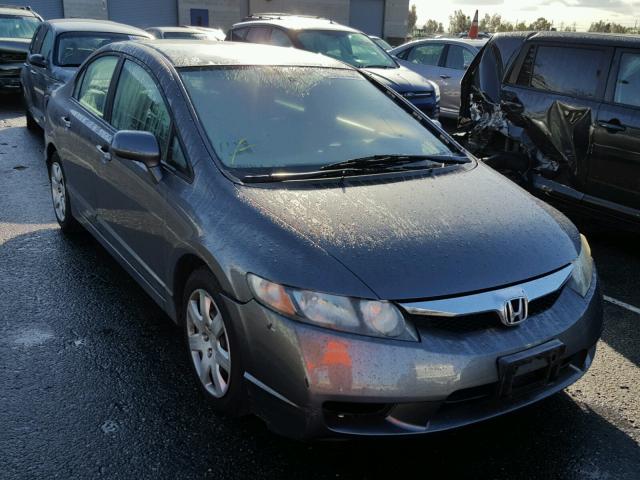 2HGFA1F54AH565382 - 2010 HONDA CIVIC LX CHARCOAL photo 1