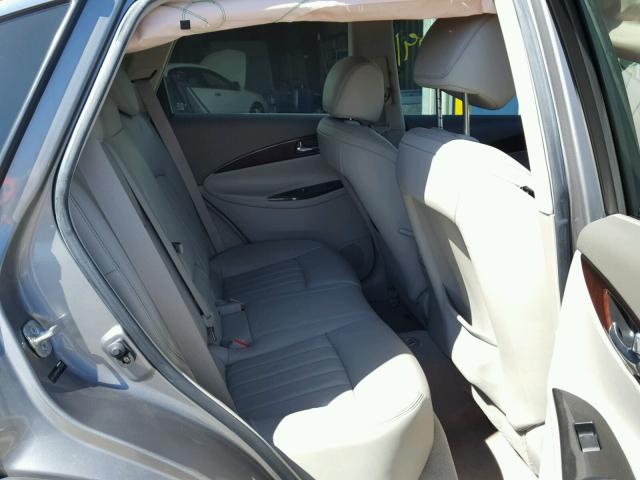 JN1AJ0HP0AM702979 - 2010 INFINITI EX35 BASE GRAY photo 6