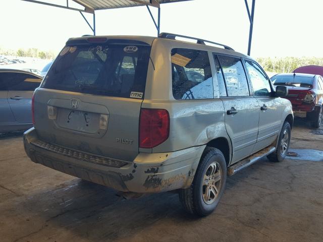 2HKYF18553H543343 - 2003 HONDA PILOT EXL SILVER photo 4