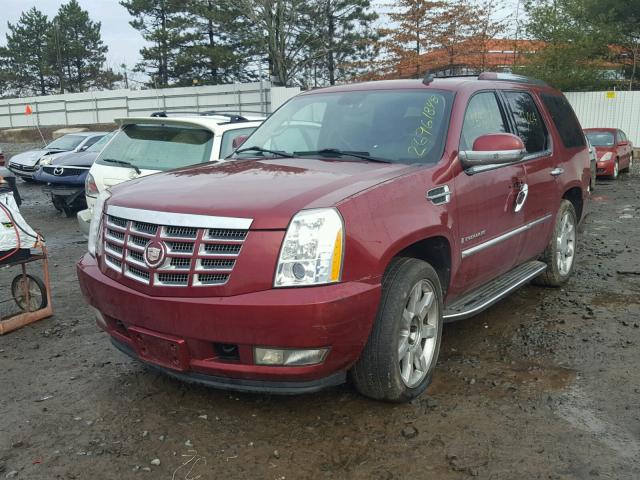 1GYFK23289R239313 - 2009 CADILLAC ESCALADE L MAROON photo 2