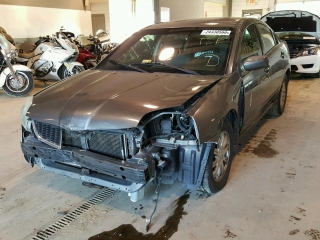 4A3AB36S76E030484 - 2006 MITSUBISHI GALANT LS GRAY photo 2