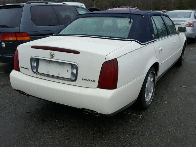 1G6KD54Y12U142835 - 2002 CADILLAC DEVILLE WHITE photo 4