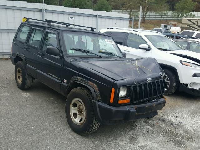 1J4FF48S3YL253114 - 2000 JEEP CHEROKEE S BLACK photo 1