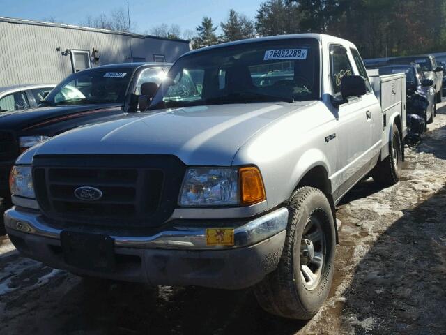 1FTYR14U15PA81634 - 2005 FORD RANGER SUP SILVER photo 2