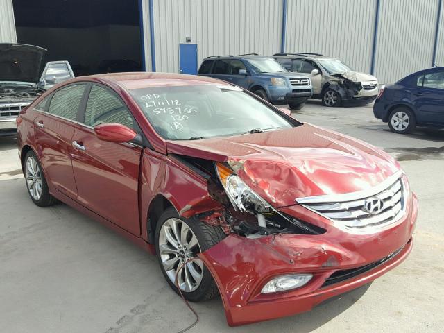 5NPEC4AC4BH026717 - 2011 HYUNDAI SONATA SE RED photo 1