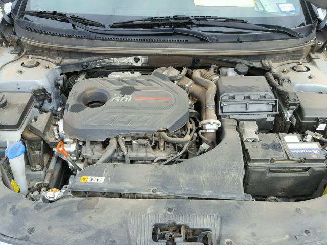 5NPE34AB8FH075397 - 2015 HYUNDAI SONATA SPO SILVER photo 7