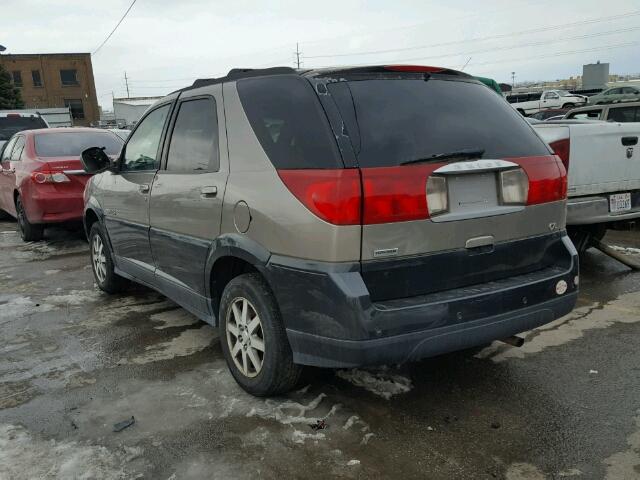 3G5DB03E92S589216 - 2002 BUICK RENDEZVOUS BEIGE photo 3