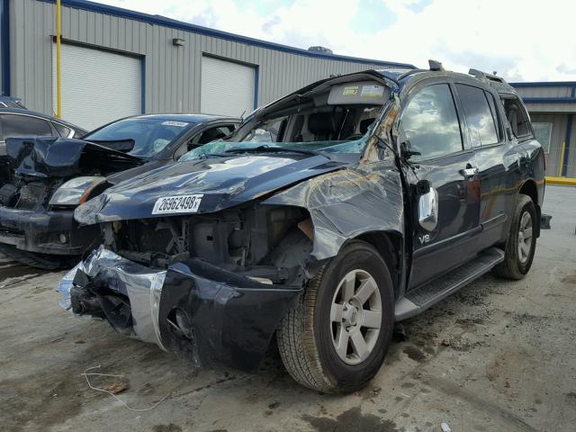 5N1AA08A05N736554 - 2005 NISSAN ARMADA SE BLACK photo 2