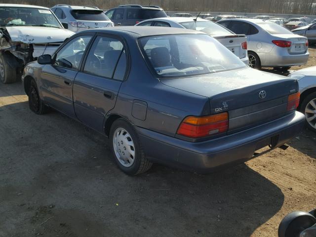 JT2AE09E9P0001557 - 1993 TOYOTA COROLLA LE BLUE photo 3