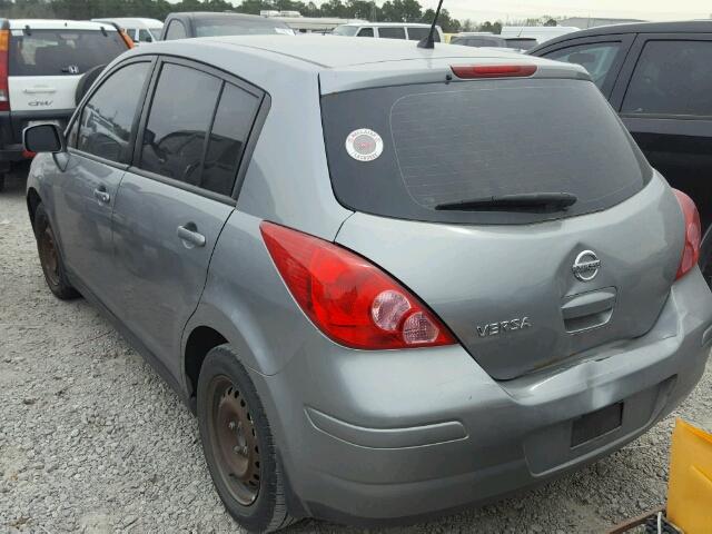 3N1BC1CP0BL388239 - 2011 NISSAN VERSA S GRAY photo 3