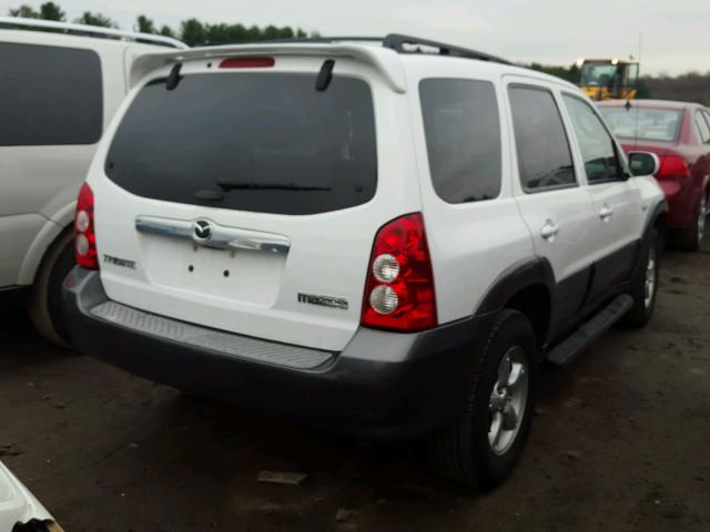 4F2YZ94185KM50183 - 2005 MAZDA TRIBUTE S WHITE photo 4