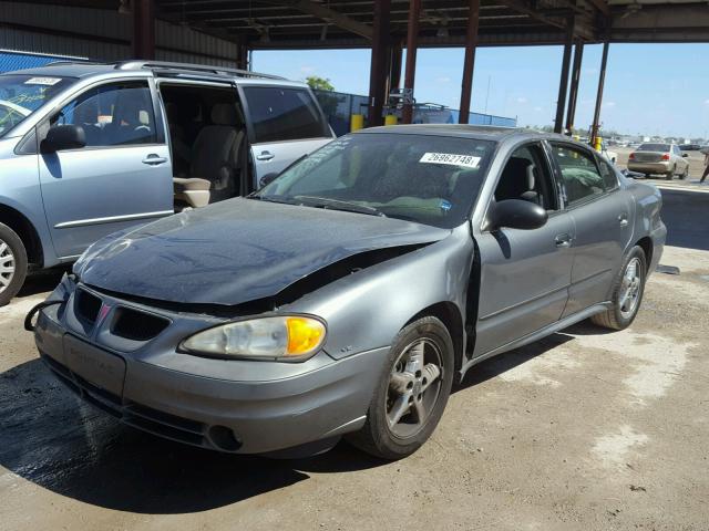 1G2NF52E04C226283 - 2004 PONTIAC GRAND AM S GRAY photo 2