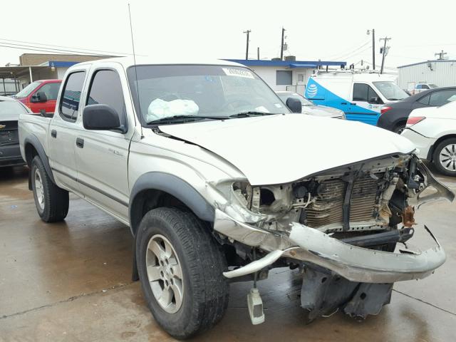 5TEGN92N94Z396951 - 2004 TOYOTA TACOMA DOU SILVER photo 1