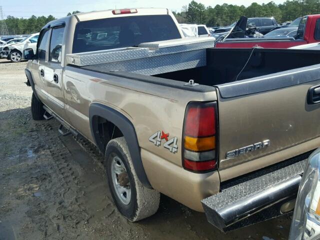 1GTHK23245F831012 - 2005 GMC SIERRA K25 TAN photo 3