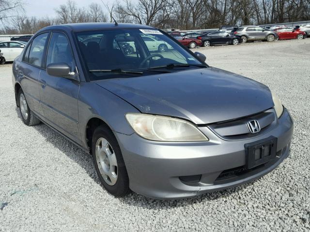 JHMES96674S009450 - 2004 HONDA CIVIC HYBR GRAY photo 1