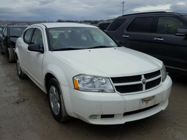 1B3LC46K78N670102 - 2008 DODGE AVENGER SE WHITE photo 1