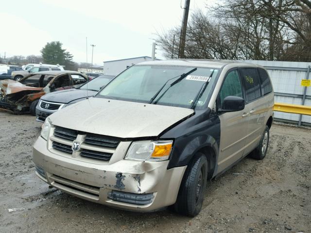 2D8HN44E99R590415 - 2009 DODGE GRAND CARA GOLD photo 2