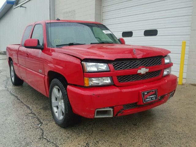 2GCEK19N931352278 - 2003 CHEVROLET SILVERADO RED photo 1