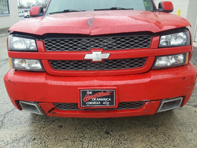 2GCEK19N931352278 - 2003 CHEVROLET SILVERADO RED photo 9