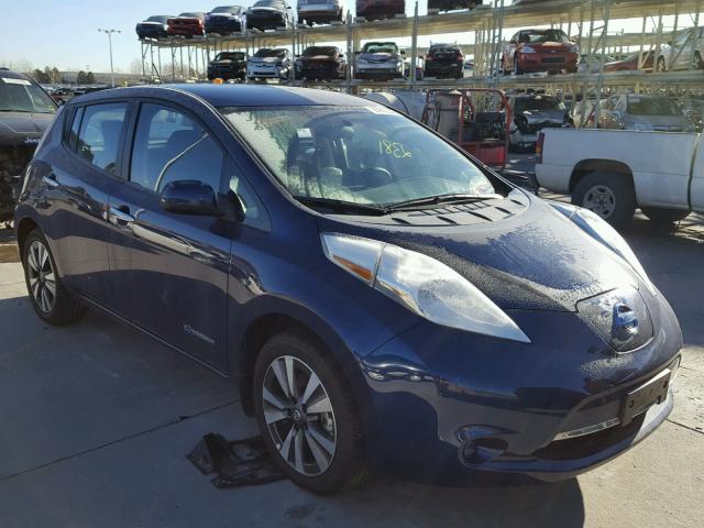 1N4BZ0CP3HC304527 - 2017 NISSAN LEAF S BLUE photo 1