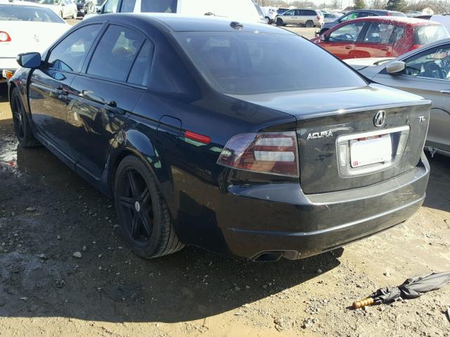 19UUA66238A050943 - 2008 ACURA TL BLACK photo 3