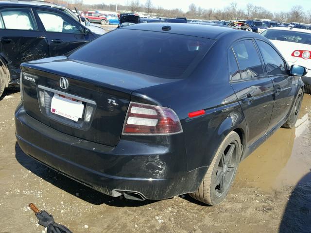 19UUA66238A050943 - 2008 ACURA TL BLACK photo 4