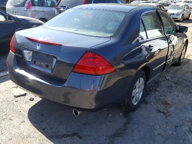 1HGCM56496A066477 - 2006 HONDA ACCORD LX GRAY photo 4