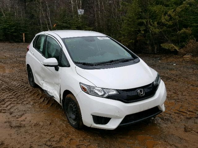 3HGGK5H59GM100337 - 2016 HONDA FIT LX WHITE photo 1