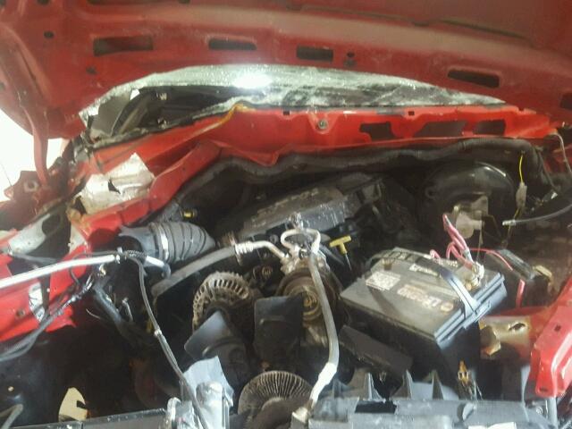 3D7KS26D06G287987 - 2006 DODGE RAM 2500 S RED photo 7