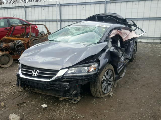 1HGCR2F33FA042960 - 2015 HONDA ACCORD LX GRAY photo 2