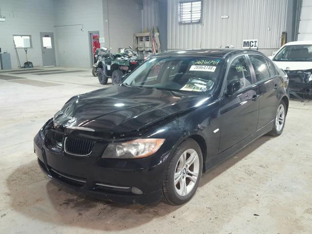 WBAVC73518KX92198 - 2008 BMW 328 XI SUL BLACK photo 2
