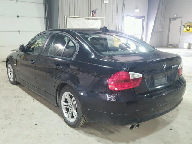 WBAVC73518KX92198 - 2008 BMW 328 XI SUL BLACK photo 3