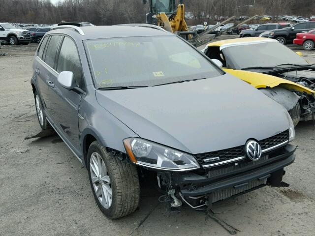 3VWH17AU4HM522842 - 2017 VOLKSWAGEN GOLF ALLTR GRAY photo 1