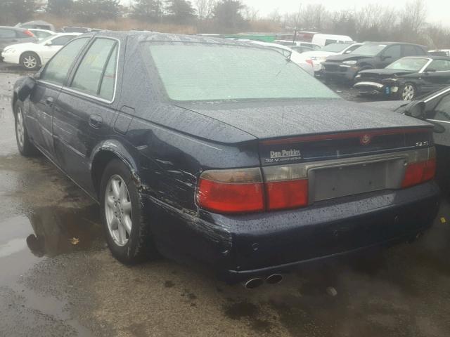 1G6KS54Y73U259200 - 2003 CADILLAC SEVILLE SL BLUE photo 3