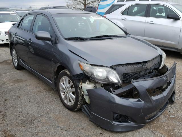 2T1BU4EE4AC450623 - 2010 TOYOTA COROLLA BA GRAY photo 1